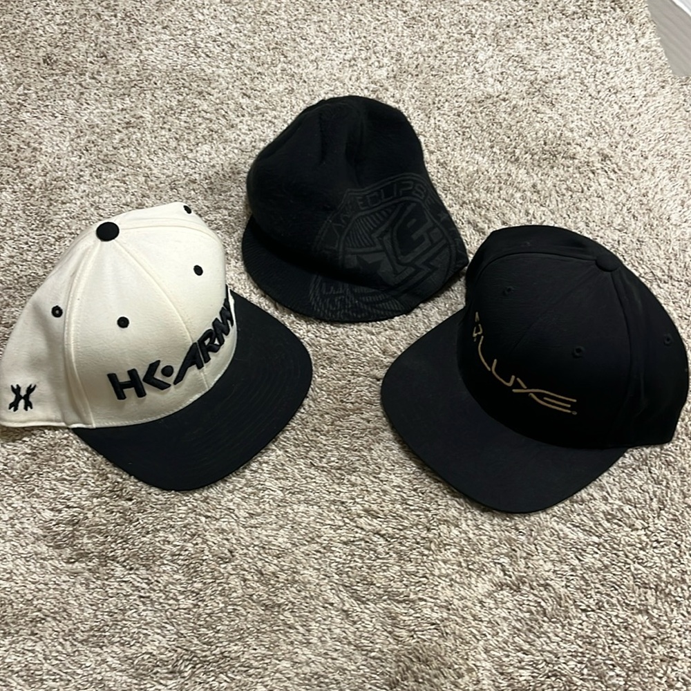 HK Army, LUXE, Planet Eclipse hat bundle